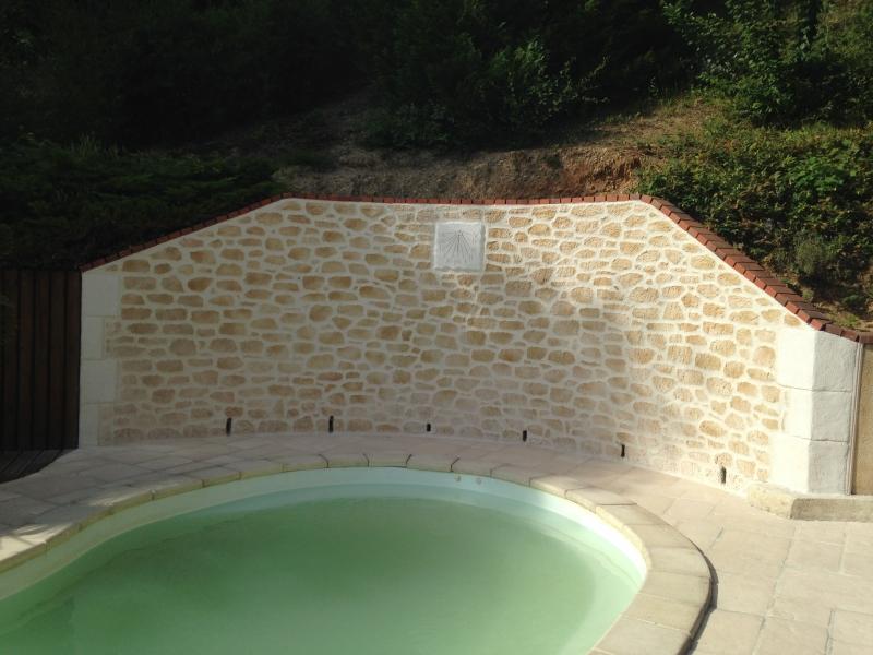 Rénovation mur piscine