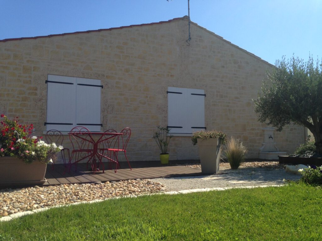 Pignon avec terrasse