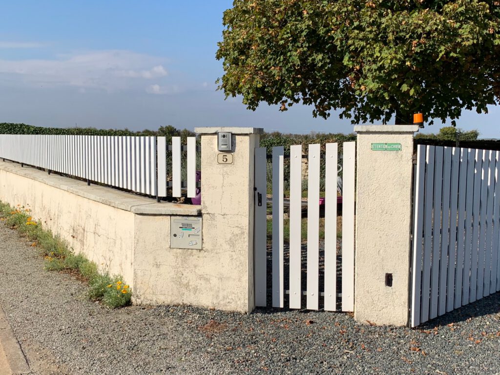 Muret de clôture